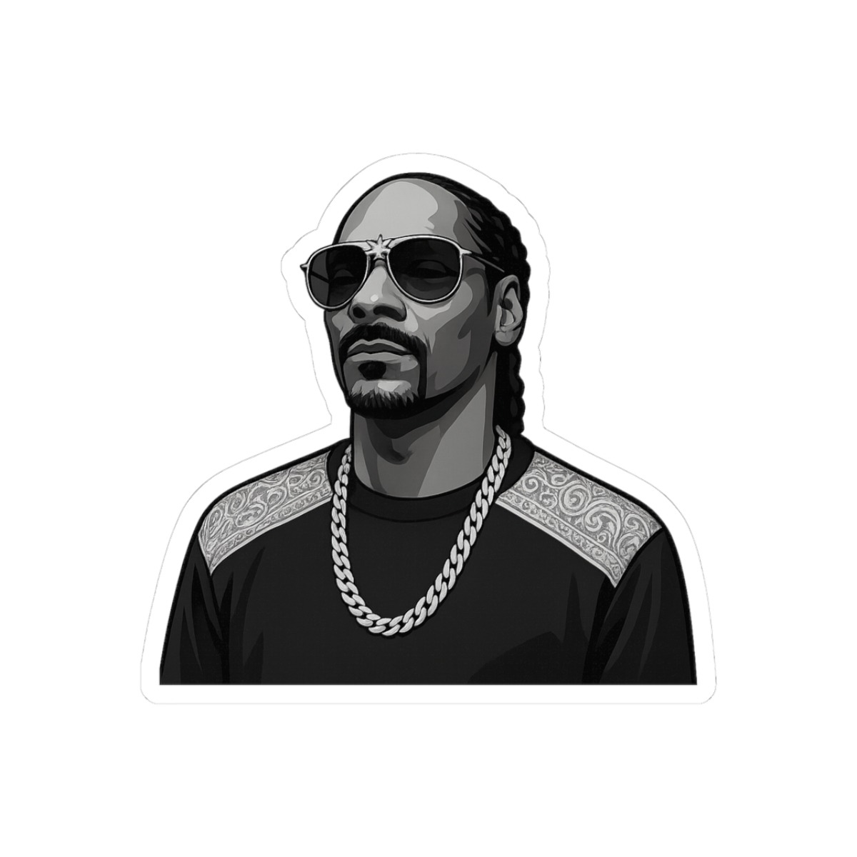 Snoop Dogg Sticker | Bold Rap Legend Vinyl Decal