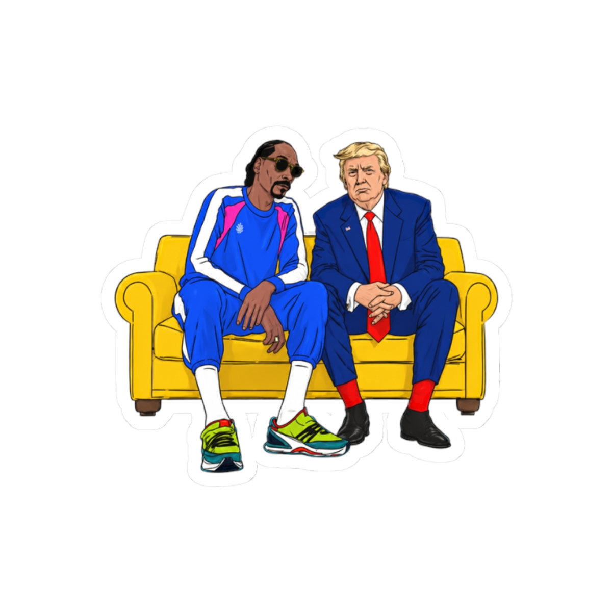 Snoop Dogg and Donald Trump - alternate angle 3, merchandise
