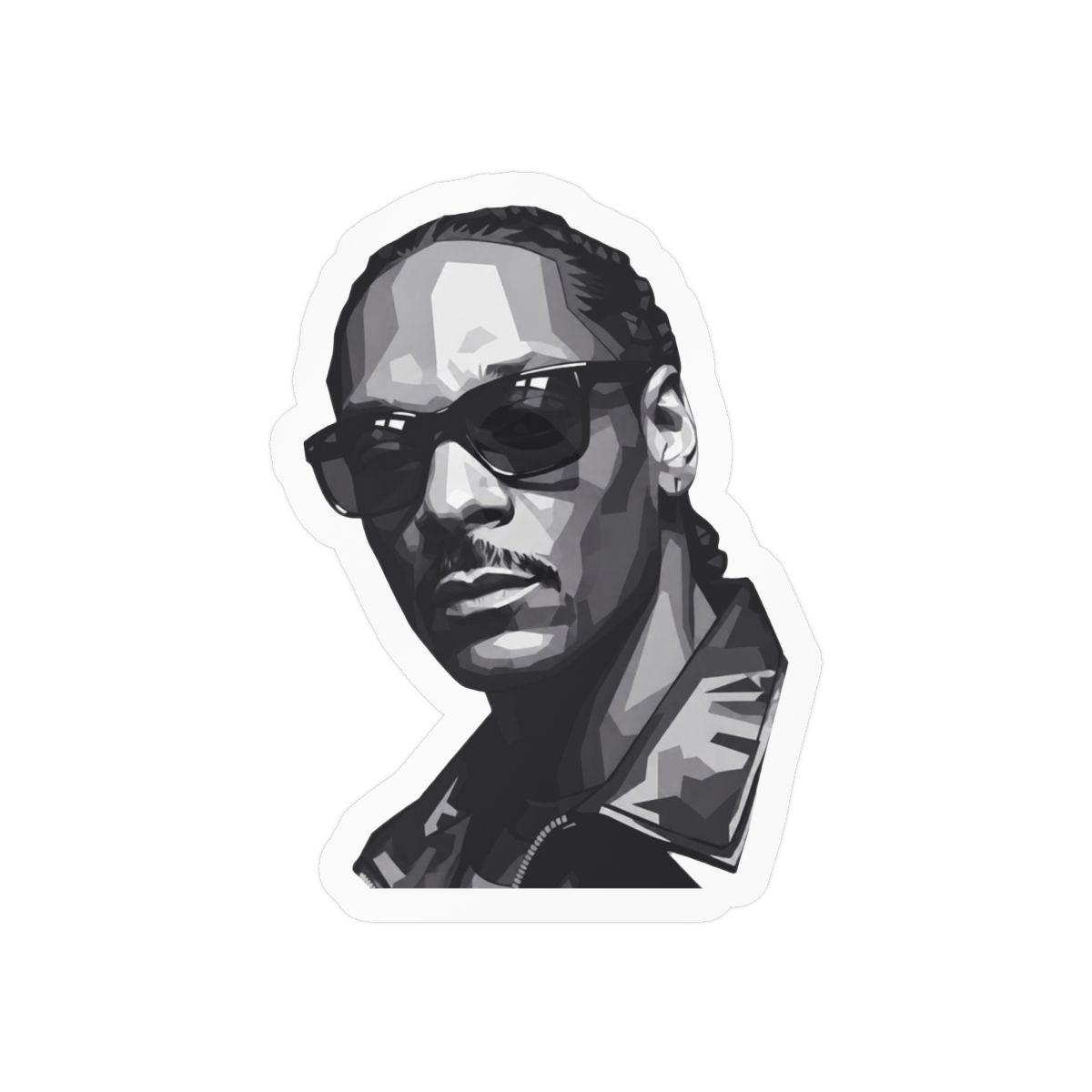 Snoop Dogg Rap Legend Sticker | Bold Vinyl Decal - alternate angle 1, merchandise