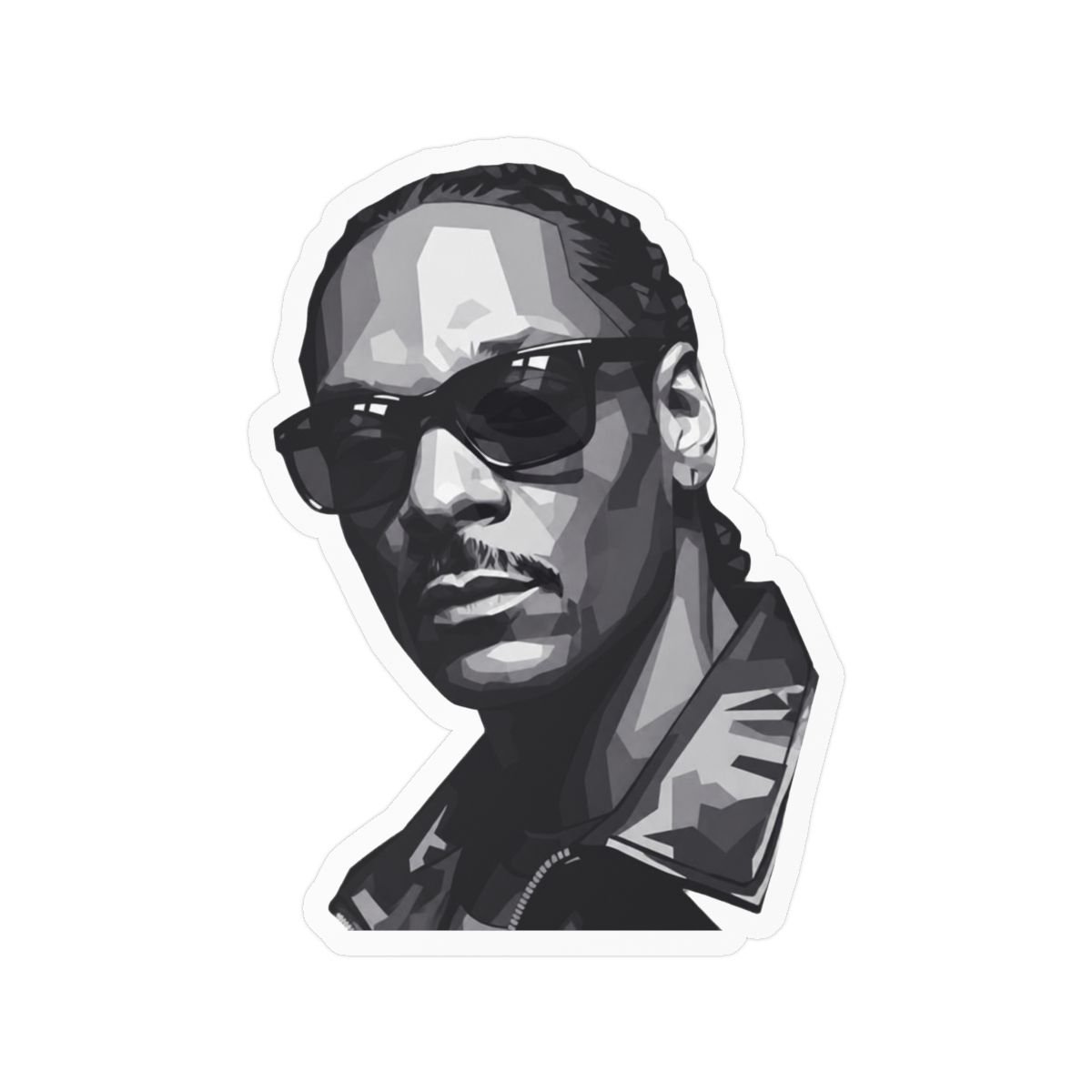 Snoop Dogg Rap Legend Sticker | Bold Vinyl Decal - alternate angle 2, merchandise