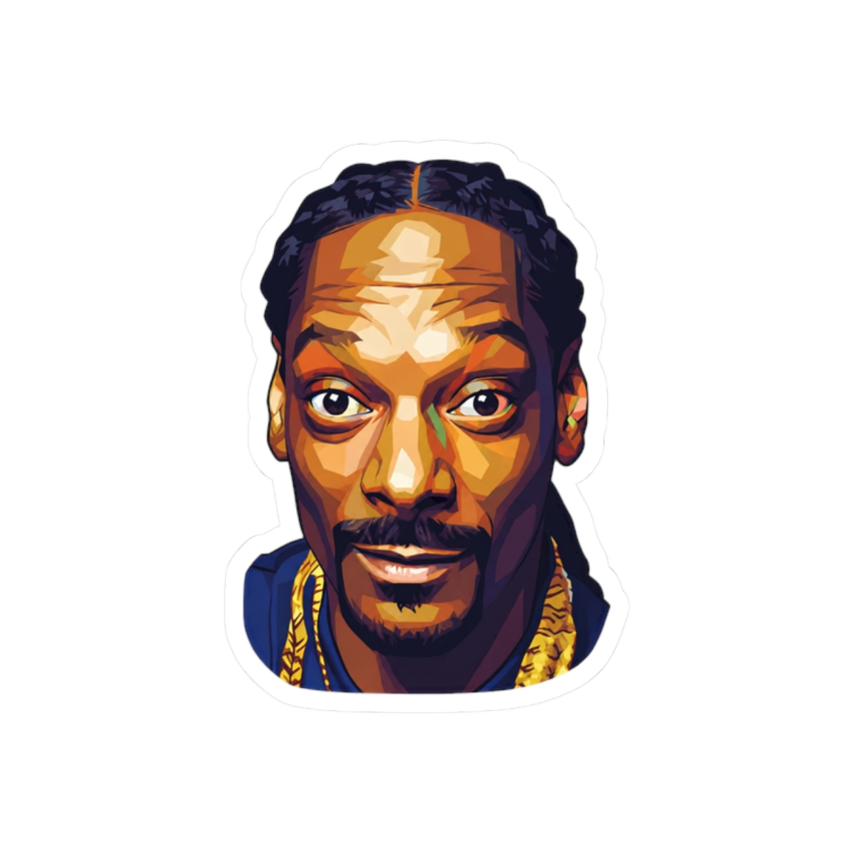 Snoop Dogg Pop Art Sticker | Bold Vinyl Decal for Laptops & Bottles - alternate angle 3, merchandise
