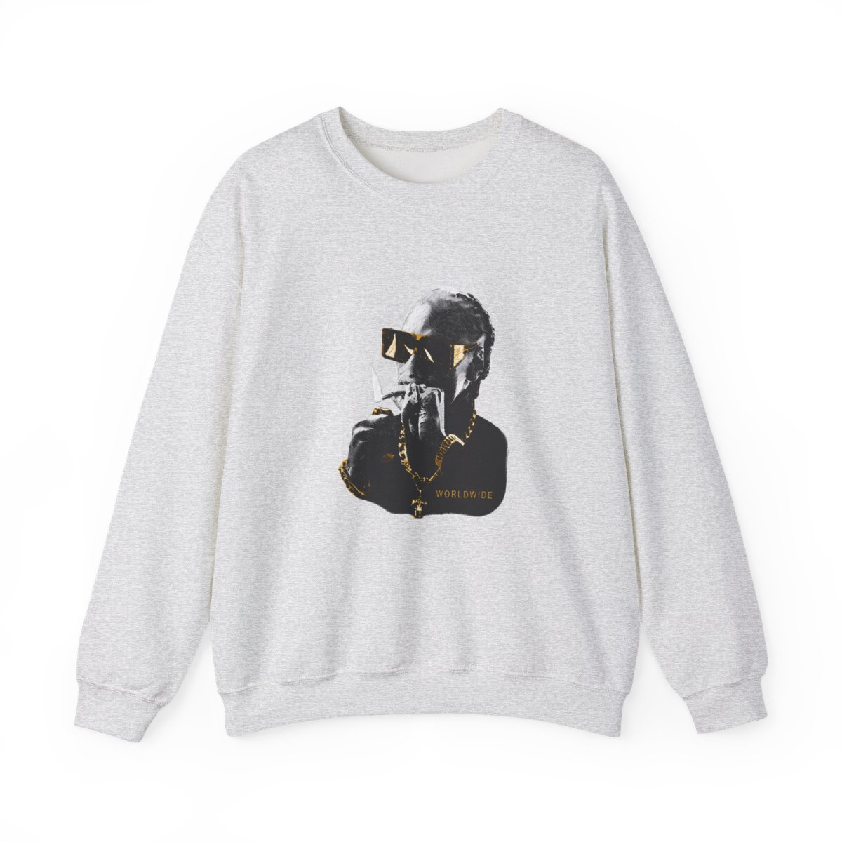 Black Snoop Crewneck (Black) - alternate angle 2, merchandise