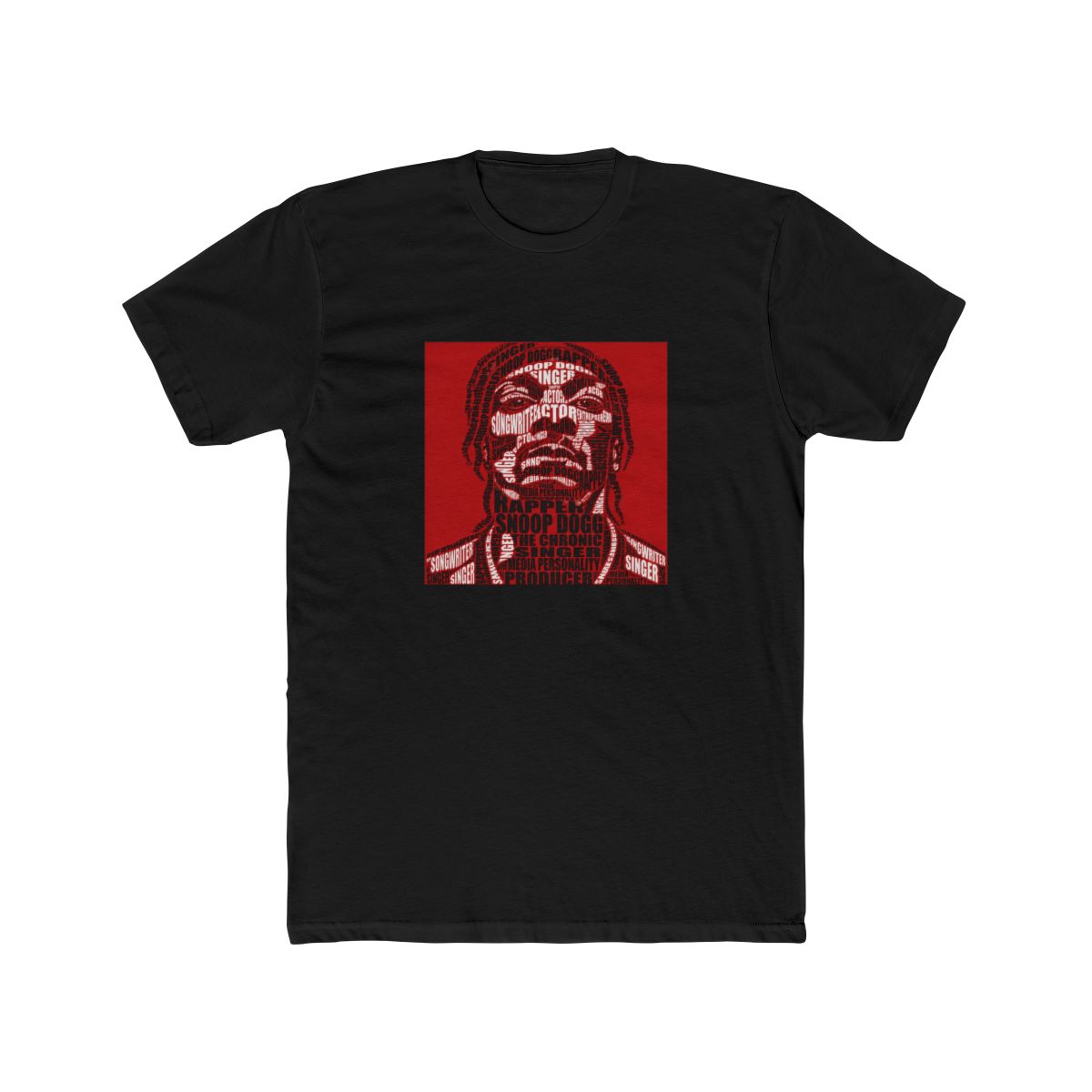 Calligram Hip Hop Legend T-Shirt - West Coast Rap Art Design - alternate angle 4, merchandise