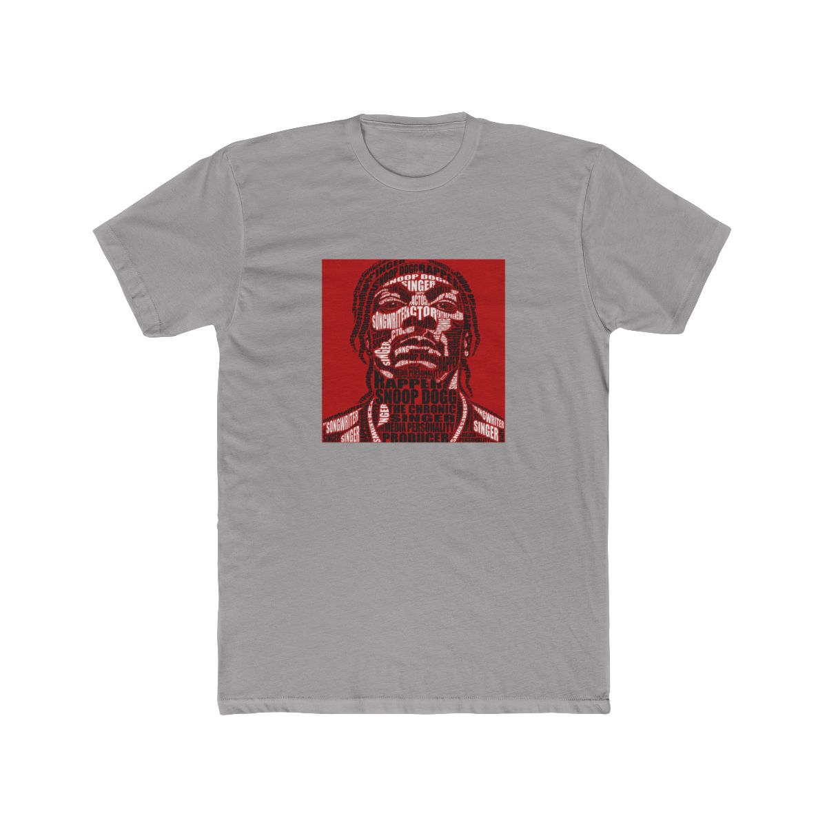 Calligram Hip Hop Legend T-Shirt - West Coast Rap Art Design - alternate angle 2, merchandise
