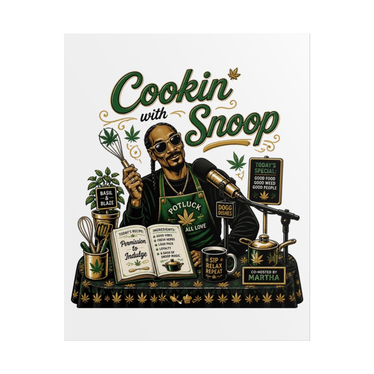 Snoop Dogg "Martha & Snoop" Poster - Official Posters & Wall Art merchandise